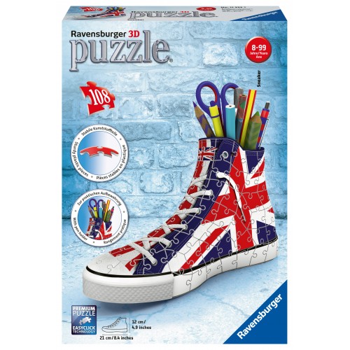 3D Puzzle 108 τεμ. Σταράκι UK Flag