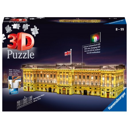 3D Puzzle Night Edition 216 τεμ. Παλάτι του Μπάκιγχαμ