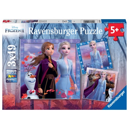3x49 pcs Puzzle Frozen II