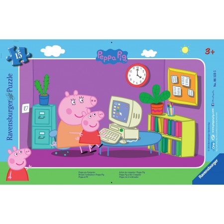 15 pcs Frame Puzzle Peppa Pig