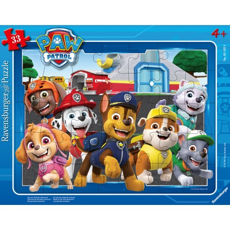 33 pcs Frame Puzzle Paw Patrol in Action