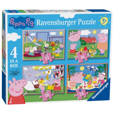 4 in a Box Puzzle Peppa Pig