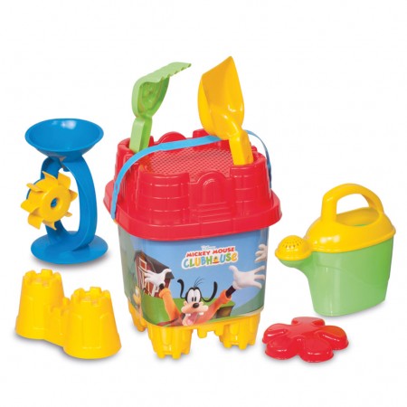 Big Castle Bucket Set with Watering Can, Water Mill and Accessories Mickey Mouse